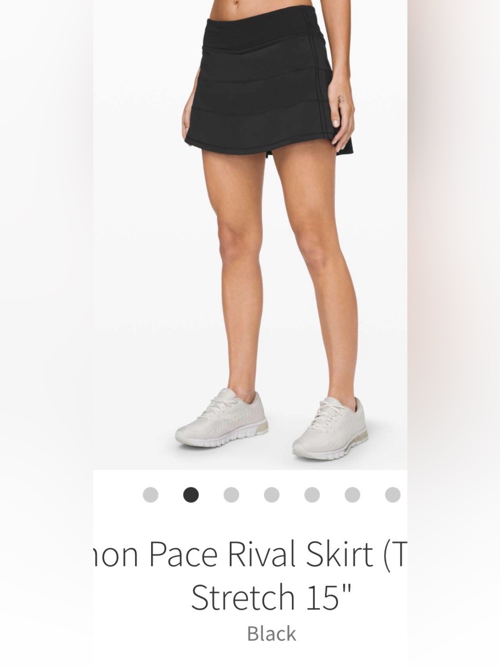 Lululemon Pace Rival Skirt (Tall) 4-way stretch 15”